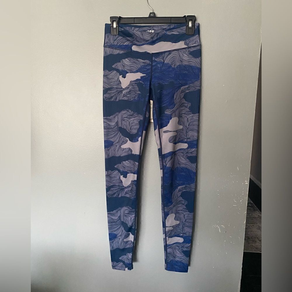 Joy Lab navy/silver print Legging size S